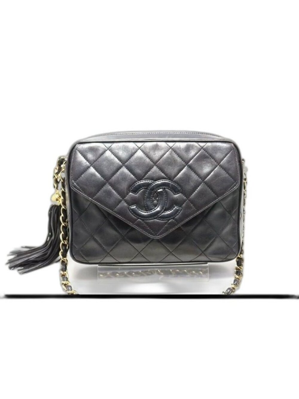 Chanel Quilted Leather Chain Shoulder Bag